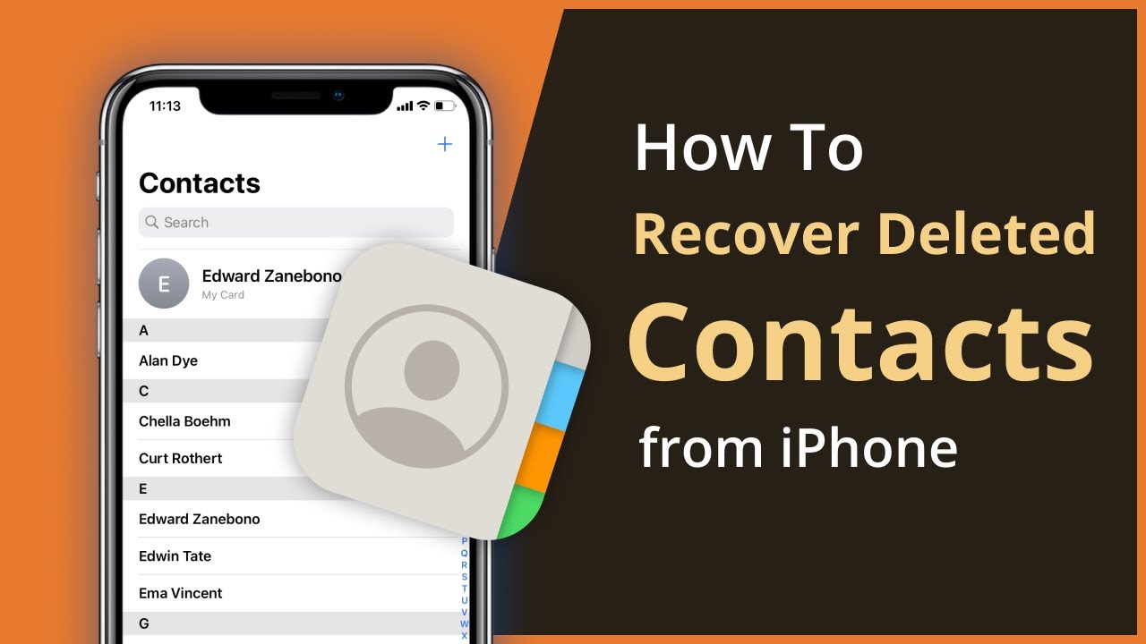 How to Recover Deleted Contacts on iPhone