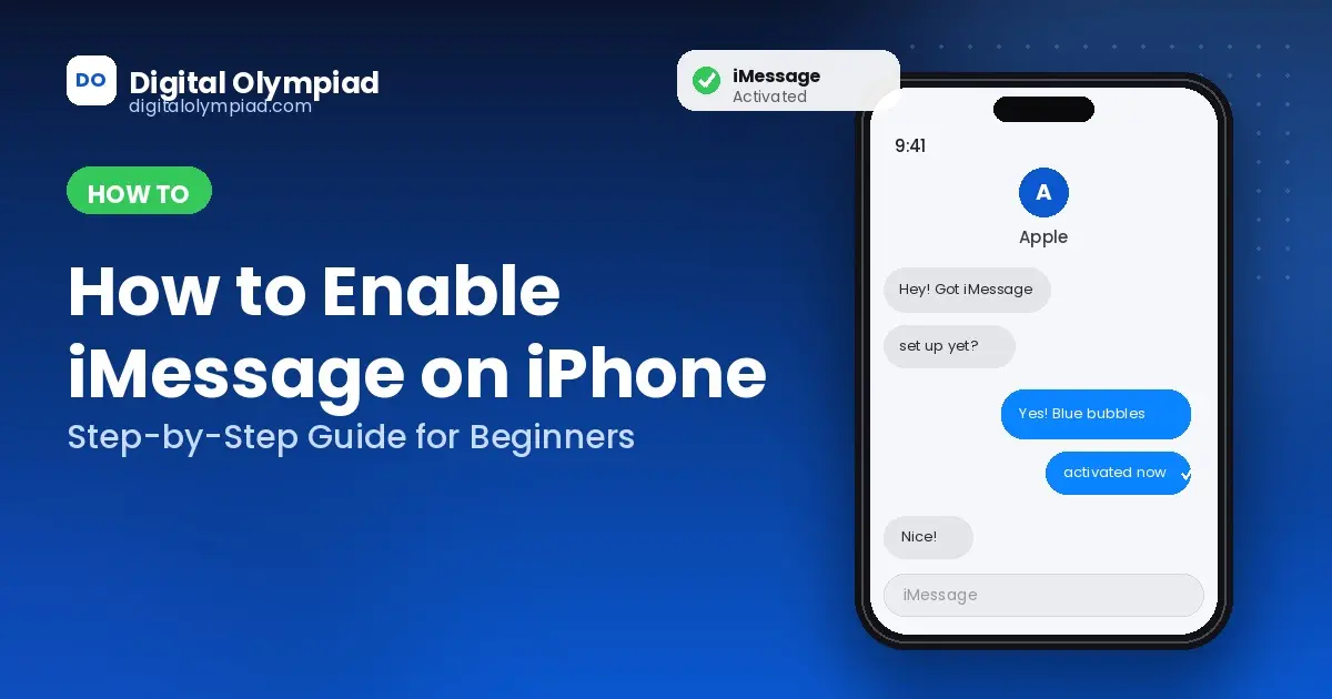 How to Enable iMessage on iPhone: (Step-by-Step Guide for Beginners)