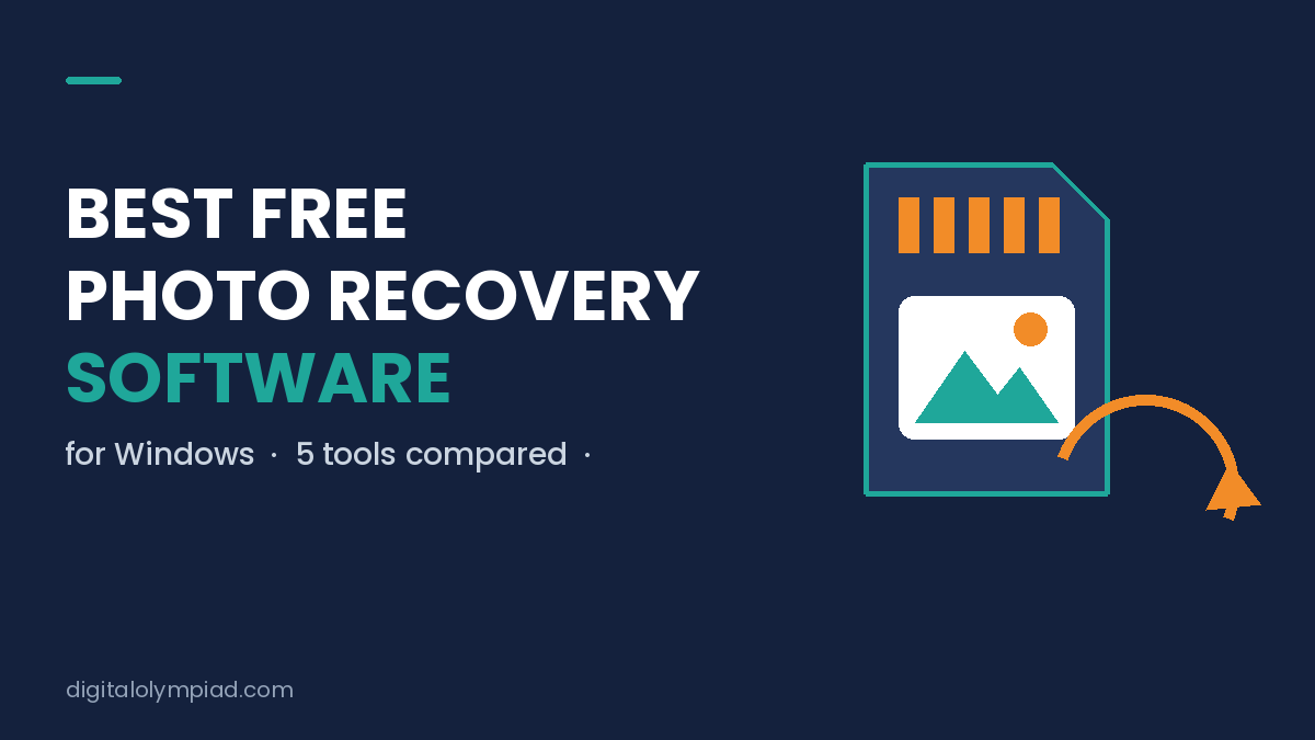 Best Free Photo Recovery Software for Windows in 2026: 5 Tools That Actually Work