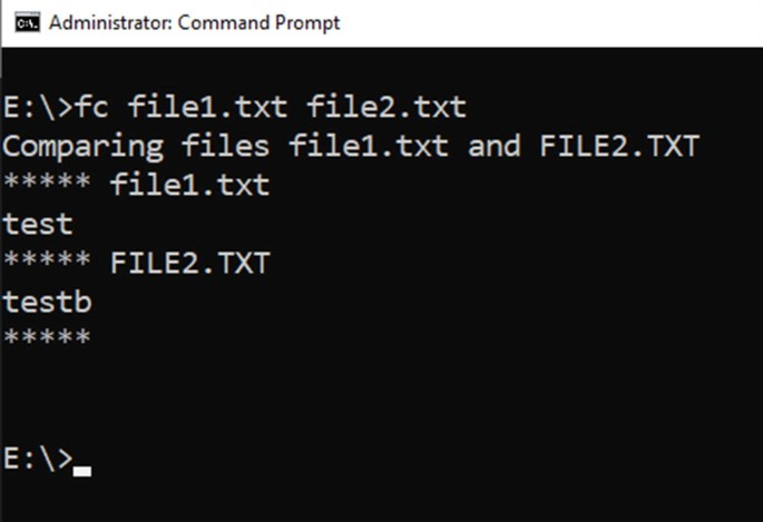  Compare Two Files